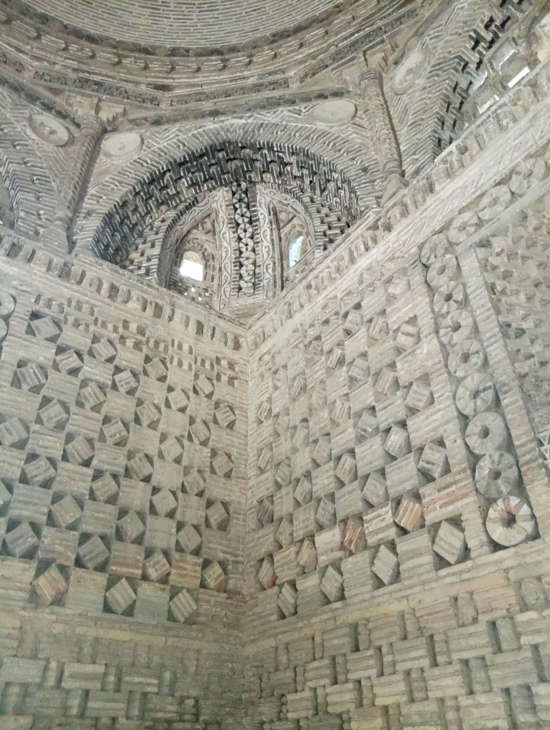 Detaliu arhitectural din incinta Mausoleului Ismail Samani, Bukhara