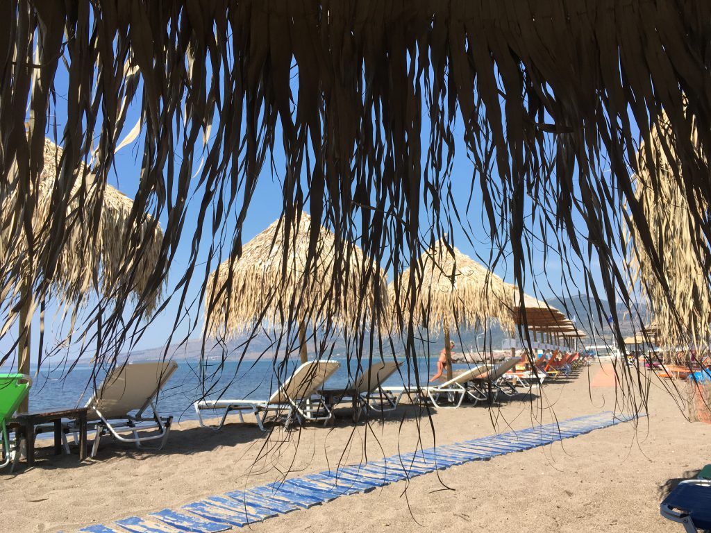 Plaja din statiunea Skala Kalloni, Lesbos