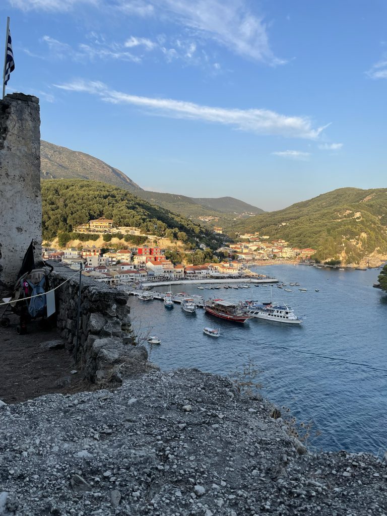 Vedere din Castelul Venetian, Parga