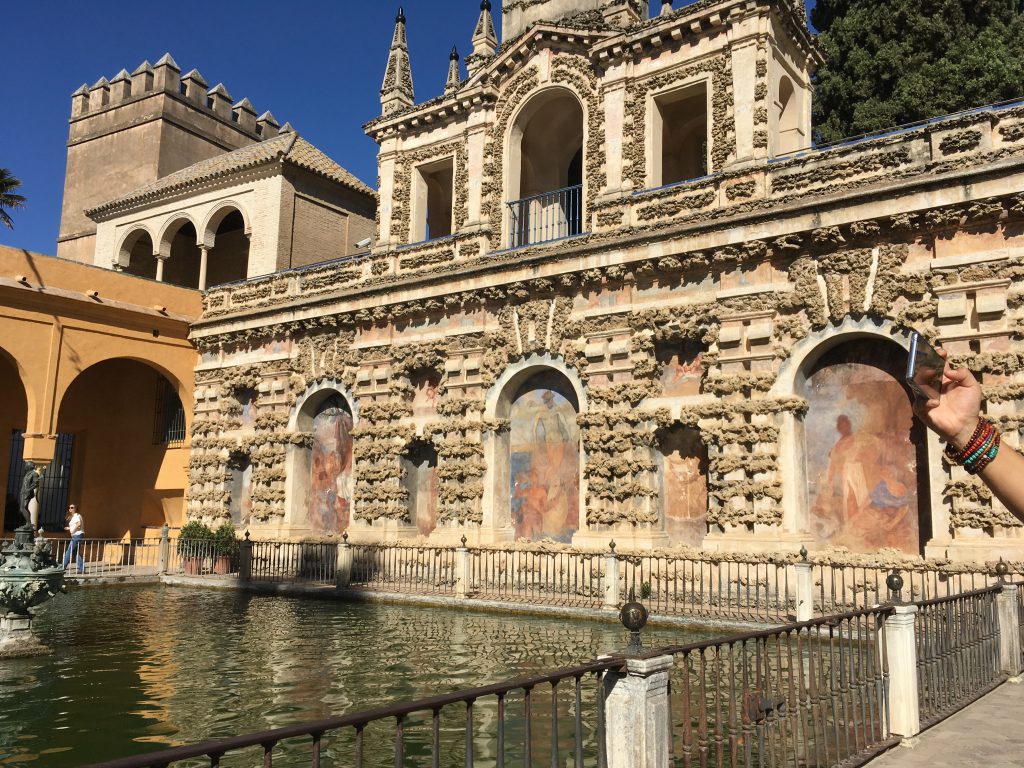 Gradinile Palatului Regal din Sevilla