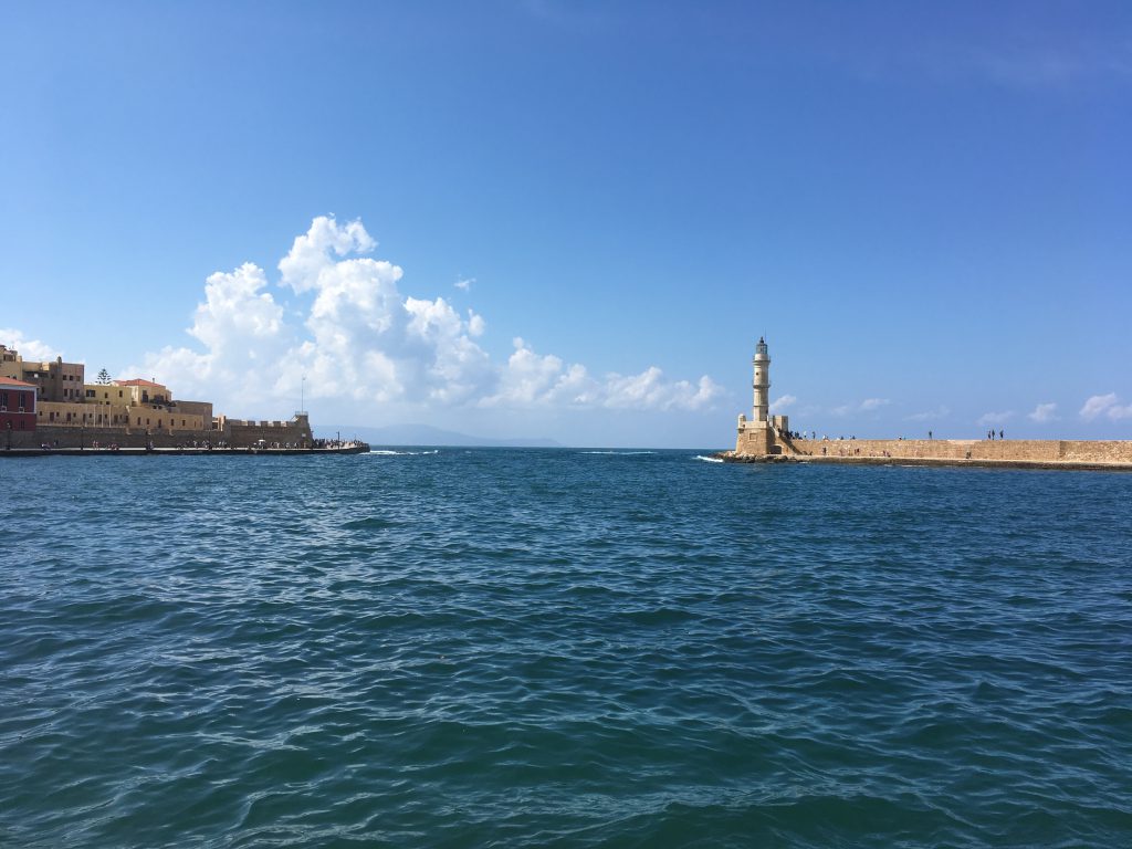 Farul din Chania, construit de venetieni