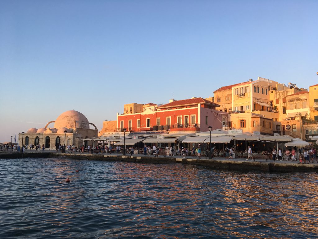 Apus de soare in Chania