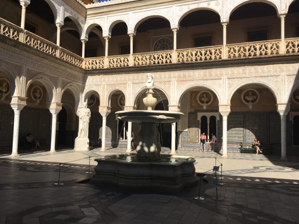 Curte interioara - Casa de Pilatos, Sevilla