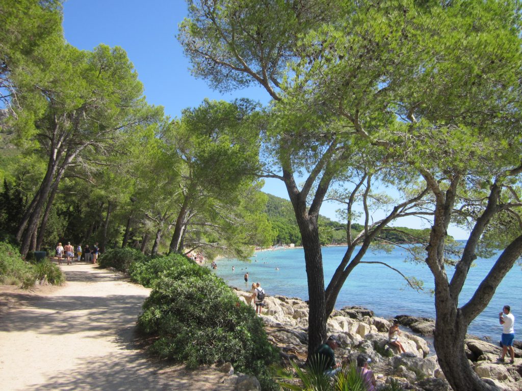 Drumul catre Hotelul Formentor