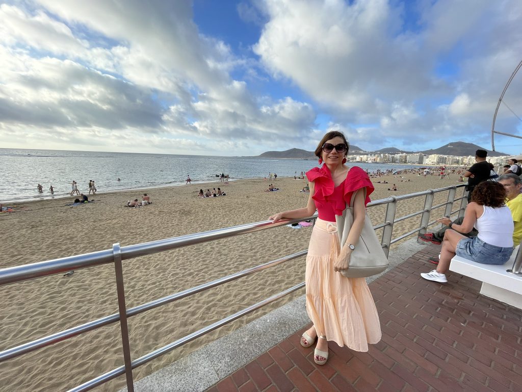 La plimbare pe promenada Las Canteras
