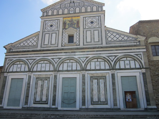 Fatada Bisericii San Miniato al Monte, Florenta