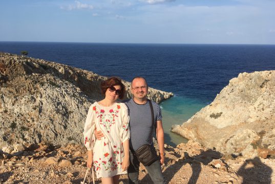 Plaja Seitan Limania din zona Chania, insula Creta
